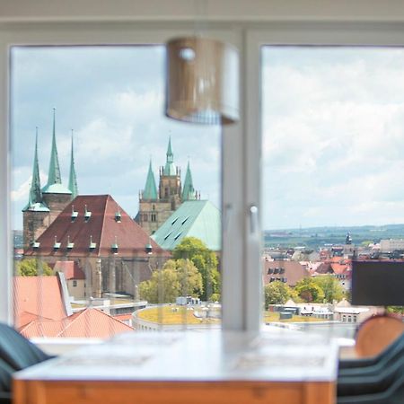At The Top - Penthouse Ueber Den Daechern Der Stadt Erfurt Exterior foto