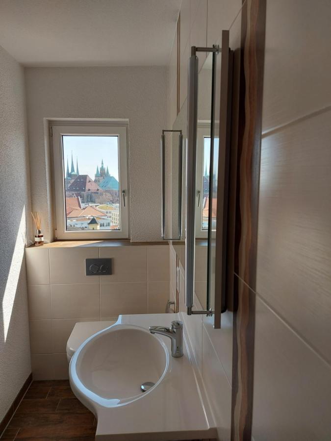 At The Top - Penthouse Ueber Den Daechern Der Stadt Erfurt Exterior foto